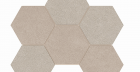 Мозаика Luna Beige LN01/TE01 Hexagon неполированный 25x28.5