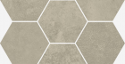 Мозаика Терравива Грейдж Гексагон / Terraviva Greige Mosaico Hexagon (620110000108) 25X29