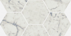 Мозаика Шарм Экстра Каррара Гексагон / Cha.extra Carrara Mosaico Hexagon (620110000065) 25X29