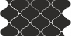 Настенная плитка Арабески Глянцевый 65001 Черный 26x30