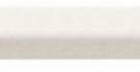 Бордюр Dwell Off White Spigolo (LDPW) 0,8x20