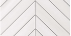 Мозаика Bianco Dolomite Chevron Wall (9SCD) 25x30,5
