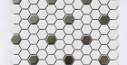 Мозаика Babylon Silver Matt (Чип 23X26X6 Мм) 26X30