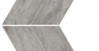 Мозаика Bardiglio Grey Chevron Lappato (AS1U) 22,5x22,9
