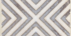 Декор Амальфи STG\A403\1266 Орнамент Коричневый 9,9x9,9