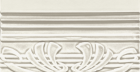 Бордюр Terminale Deco Bianco Cr Ted5 12X20