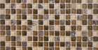 Стеклянная мозаика с камнем Qsg-022-15/8 (чип 15X15X8 мм) 30,5x30,5