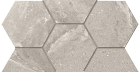 Мозаика Kailas Light Brown Hexagon KA03 неполированная 25x28,5