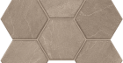 Мозаика Gabbro Grey Hexagon GB02 25x28.5