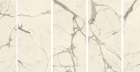 Керамогранит Kerlite Vanity Bianco Statuario Chain A, B, C, D, E Touch 120x260 (6,5 mm)