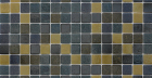 Radical Mosaic Mixed-Color сине-желто-коричневый микс
