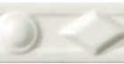 Бордюр Amarcord Diamantato Bianco Matt Dam1 3X20