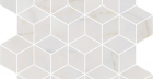 Декор Греппи T017\14003 Белый Мозаичный 37,5x45