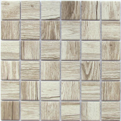 Мозаика Wooden Light (Чип 48X48X6 Мм) 30,6X30,6
