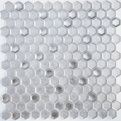Мозаика Argento Grani Hexagon (Чип 23X13X6 Мм) 30X30