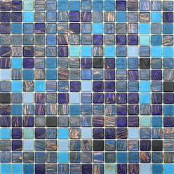 сине-коричневый микс