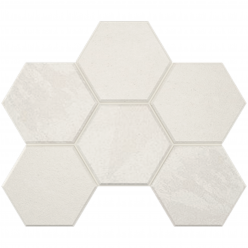 Мозаика Terra White LN00/TE00 Hexagon 25x28.5