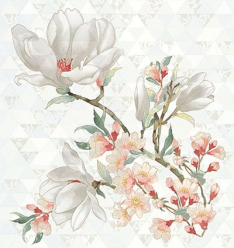 Декор Primavera Magnolia Bianco 70,9X75,3