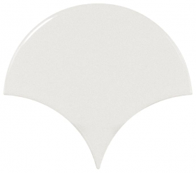 Плитка Scale Fan White Matt 10,6x12