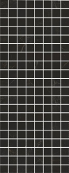 Декор Алькала MM7204 Черный Мозаичный 20x50