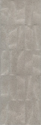 Настенная плитка Безана 12152R Серый Структура Обрезной 25x75
