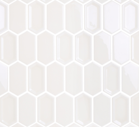 Мозаика Crayon White Glos (Чип 38X76X8 Мм) 27,8X30,4
