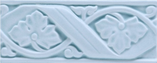 Бордюр Boiserie Gemme Genziana Ge11 8X20