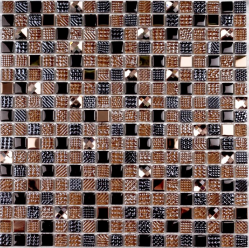 Мозаика Crystal Brown (Чип 15X15X8 Мм) 30X30