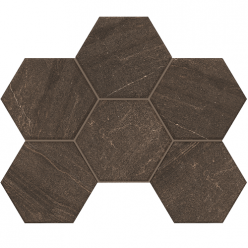 Мозаика Gabbro Brown Hexagon Gb 04 25X28,5