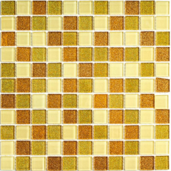 Мозаика Shine Gold (Чип 25X25X4 Мм) 30X30