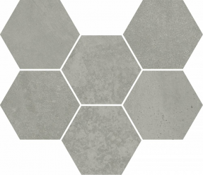 Мозаика Терравива Грэй Гексагон / Terraviva Grey Mosaico Hexagon (620110000109) 25X29
