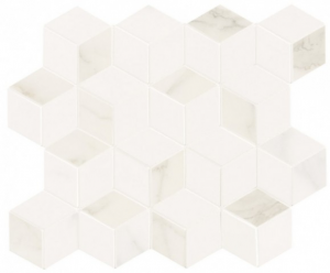 Мозаика Delux White Tessere Rombi 26X28