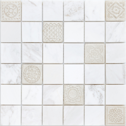 Мозаика Art Dolomiti Bianco (Чип 48X48X8 Мм) 30X30