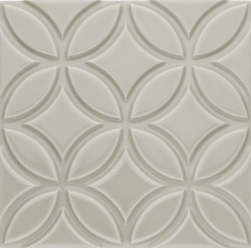 Декор Adex Relieve Botanical Silver Mist (ADNE4136) 15x15