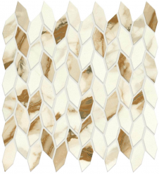 Мозаика Marvel Shine Calacatta Imperiale Mosaic Twist Silk (A4WR) 30,5x30,5