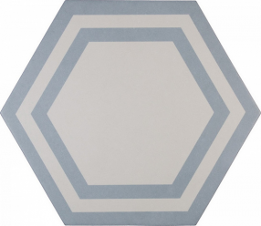 Настенная плитка Adex Pavimento Hexagono Deco Azure (ADPV9021) 20x23