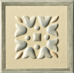 Ninfea Fiore Rilievo Verde