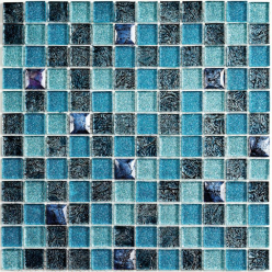 Мозаика Satin Blue (Чип 23X23X8 Мм) 30X30