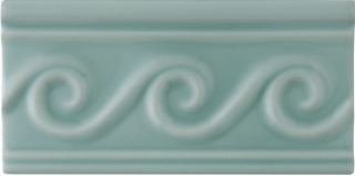 Бордюр Adex Relieve Olas PB Sea Green (ADNE4145) 7,5x15