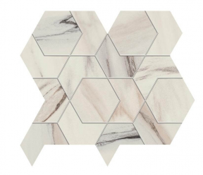 Мозаика Marvel Dream Bianco F. Hex (AOVY) 25,4x29,6