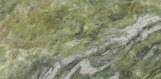 Керамогранит Ultra Marmi Brilliant Green Lucidato Shiny (UM6L157635) 75x150