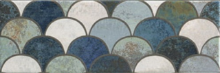 Настенная плитка Bellagio Escama Blu 10x30