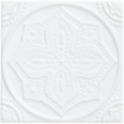 Декор Adex Relieve Mandala Planet Snow Cap (ADST4067) 14,8x14,8