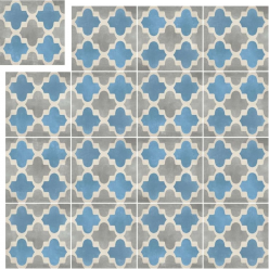 Керамогранит Venti Boost Blue Carpet 3 (A3OT) 20x20