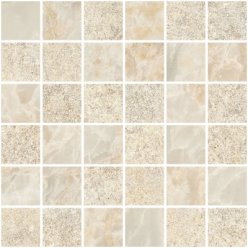 Мозаика Marble-Stone Кремовый Матовый-Лаппато 5X5 (K9498848R001VTE0) 30x30