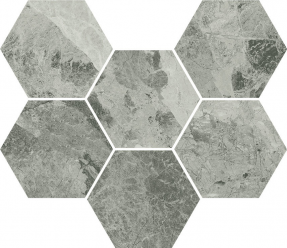 Мозаика Шарм Экстра Силвер Гексагон / Cha.extra Silver Mosaico Hexagon (620110000067) 25X29