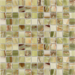 Мозаика Pietrine - Onice Jade Verde (Чип 23X23X7 Мм) 29,8X29,8