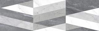 Декор Corinthian Triangle Grey 219090 31,6X100