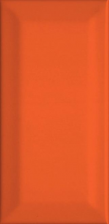 Настенная плитка Клемансо 16075 Оранжевый Грань 7,4x15