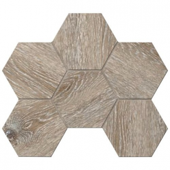 Мозаика Daintree Brown Hexagon DA04 неполированная 25x28,5